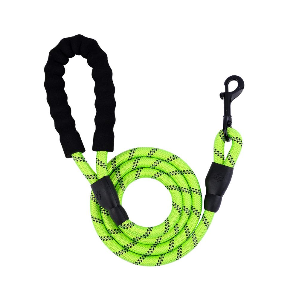 Super Paws Dog Lead - Durable Strong Chew Resistant Slip Lead Nylon Rope Padded Handle Mountain Climbing Harness Pet Puppy Training Slipknot Leash for Walking [1.2cm Thick 183cm Long] - Super Paws Vitacare